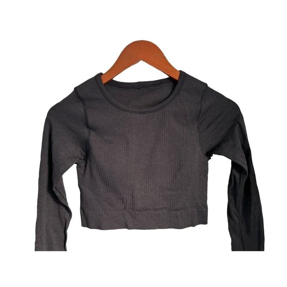 Lululemon Cropped Top with Under Bra Brown Size XSmall - Picture 1 of 9